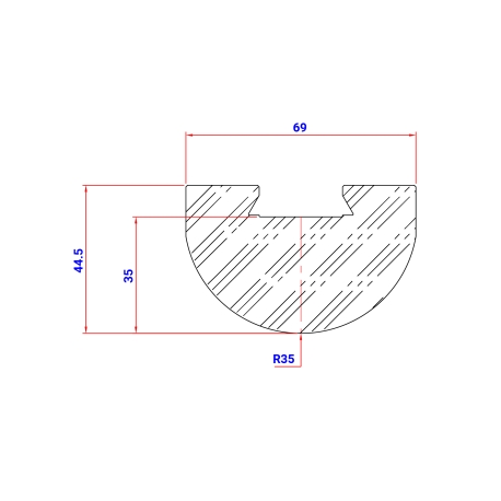 RADIUS INSERT P12R TYPE B R 35