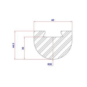 RADIUS INSERT P12R TYPE B R 30