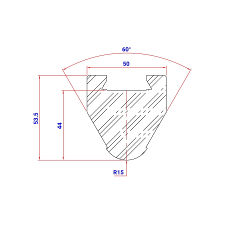 RADIUS INSERT P12R TYPE A R 15