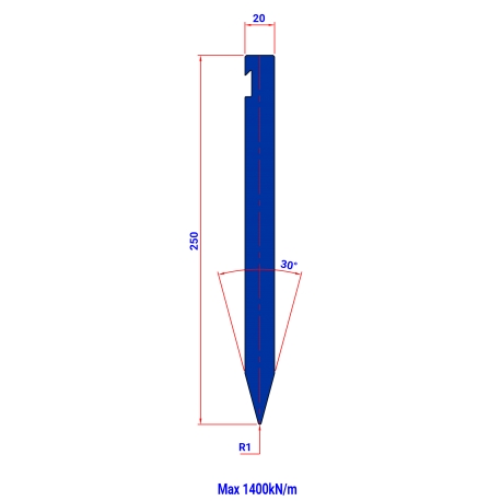 P6RF 30° R 1 H 250