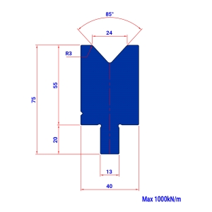 M24 85°