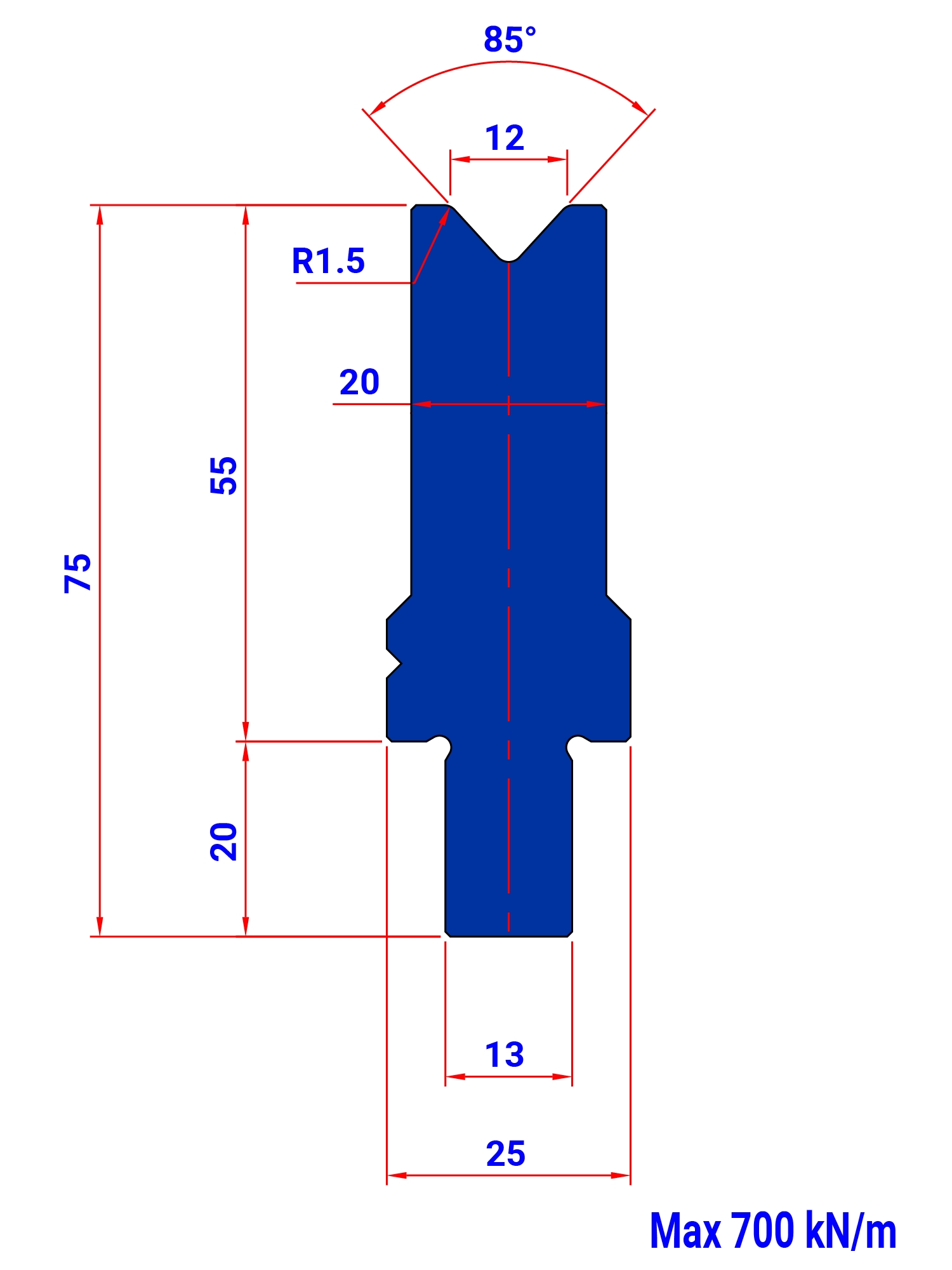 M12S 85°