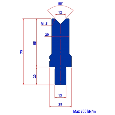 M12S 85°