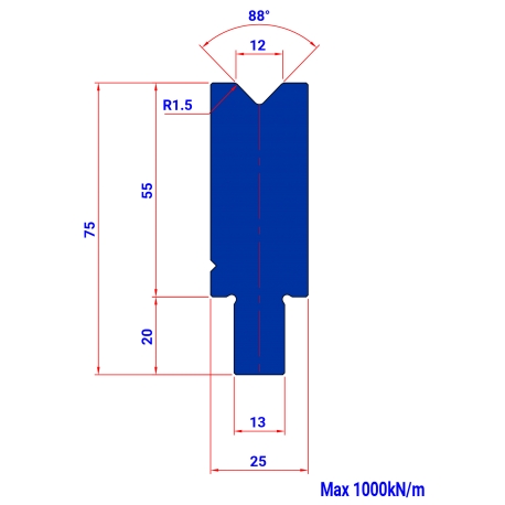 M12 88°