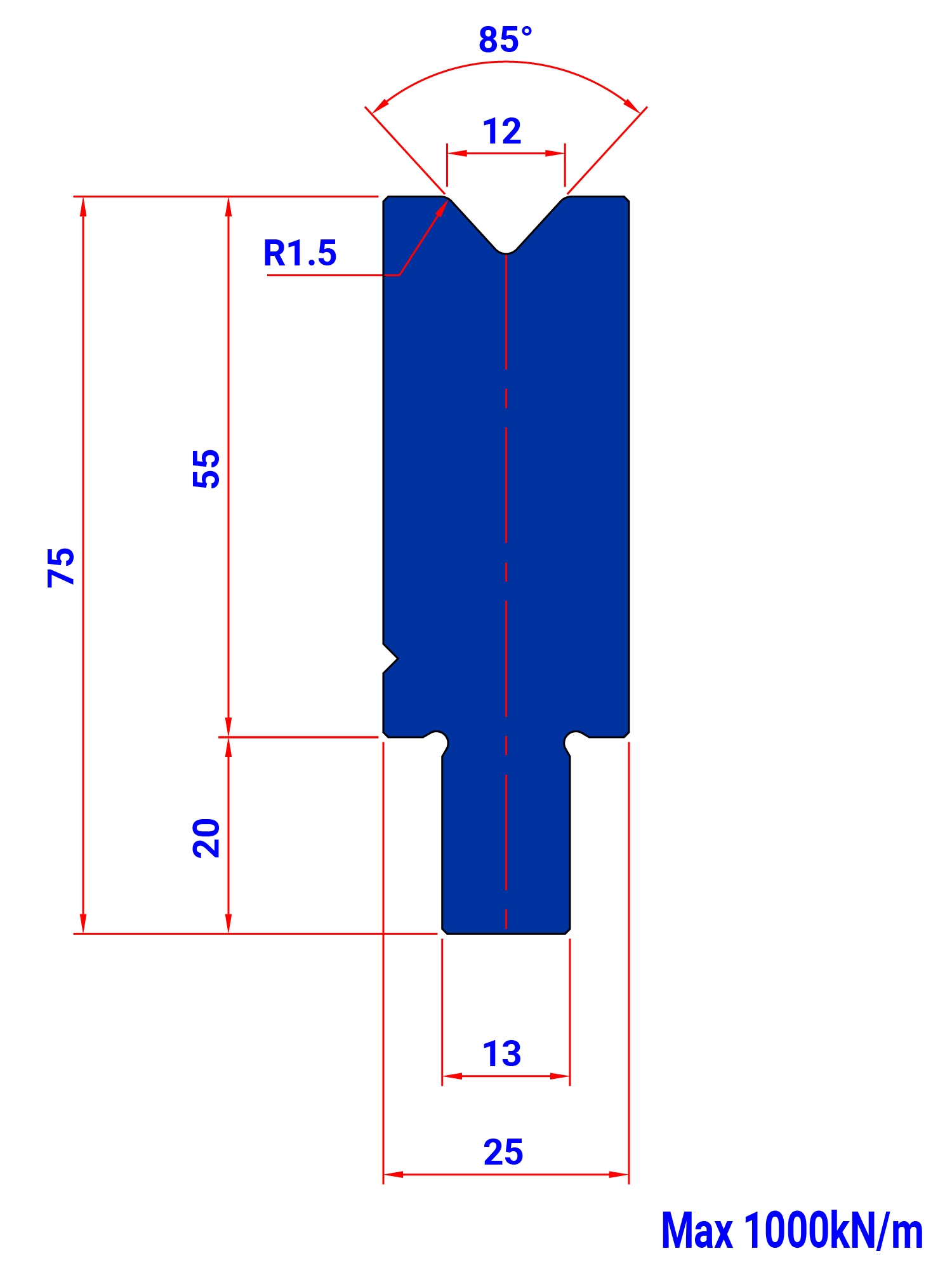 M12 85°