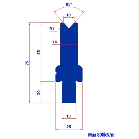 M10S 85°