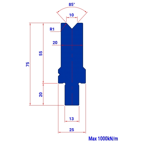 M10 85°