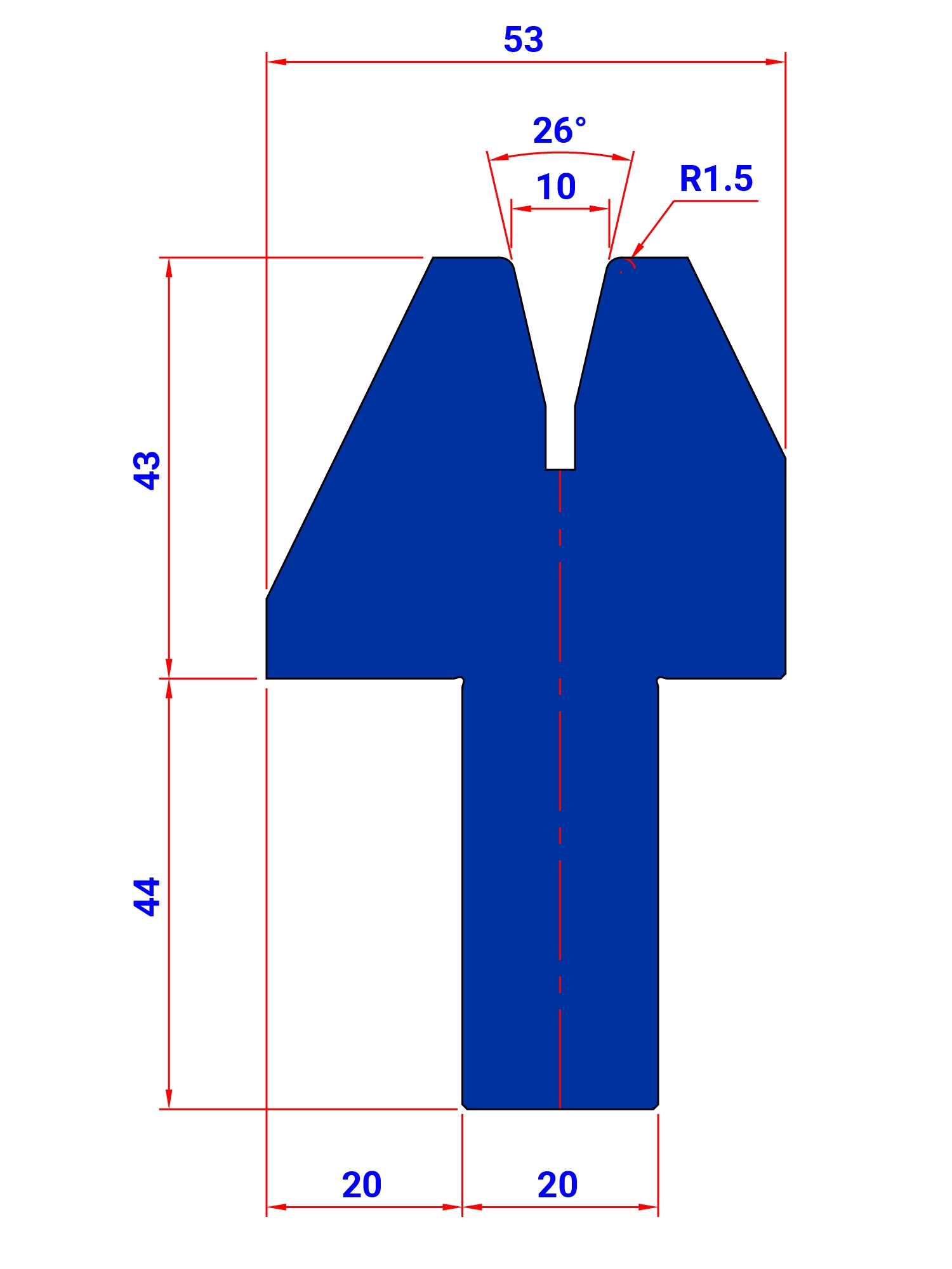 MOVABLE DIE 3001B V10 HR