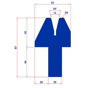 MOVABLE DIE 3001B V12 HR