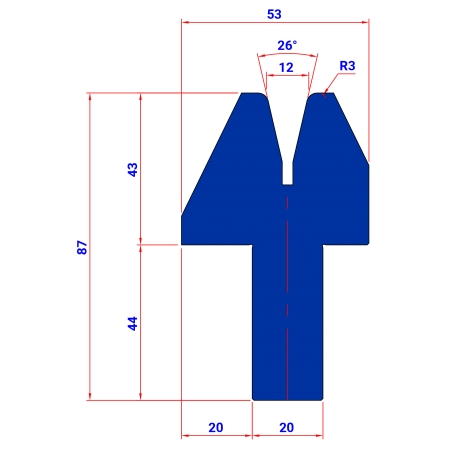 MOVABLE DIE 3001B V12 HR