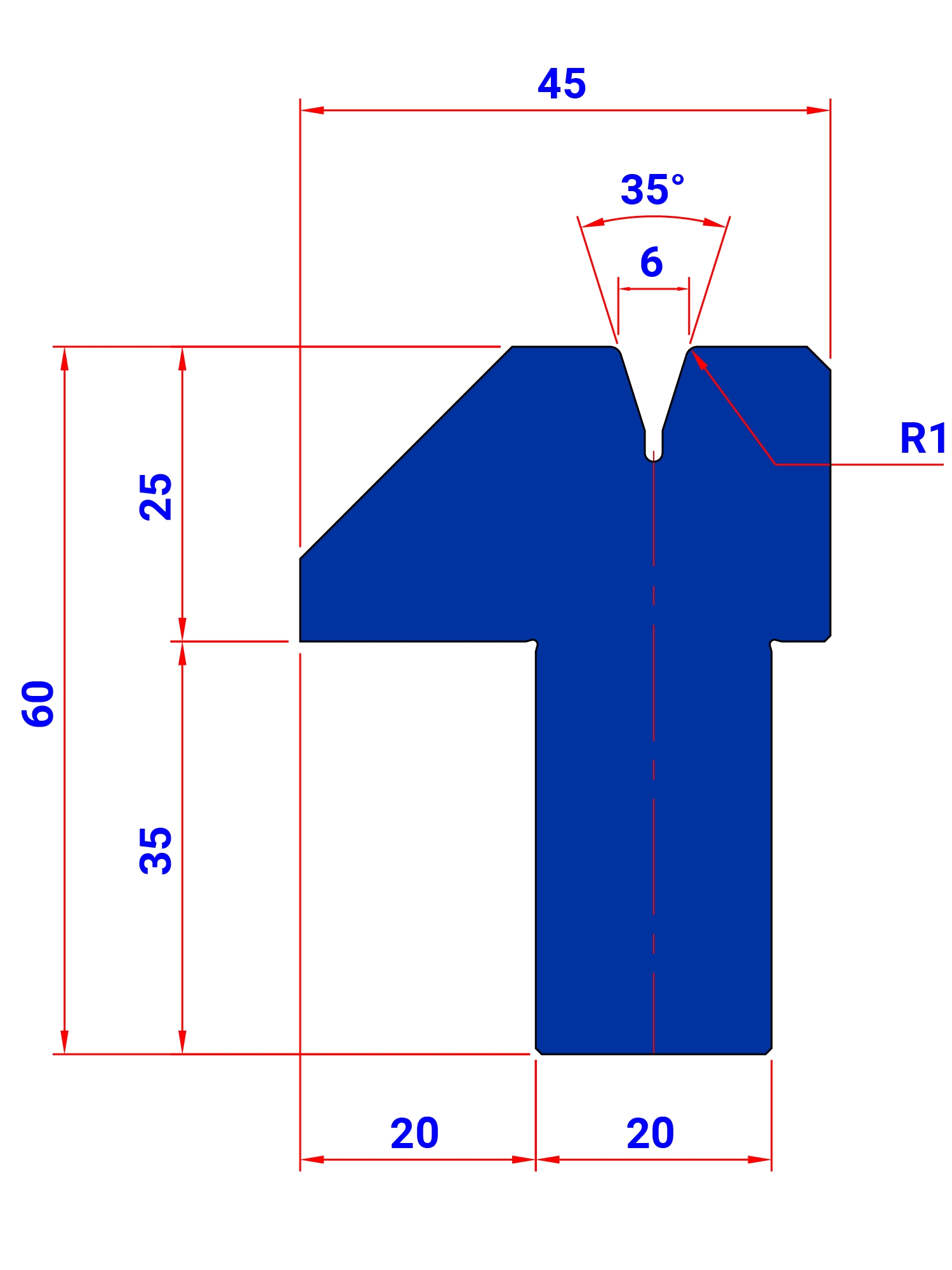 MOVABLE DIE 3001P V6 HR