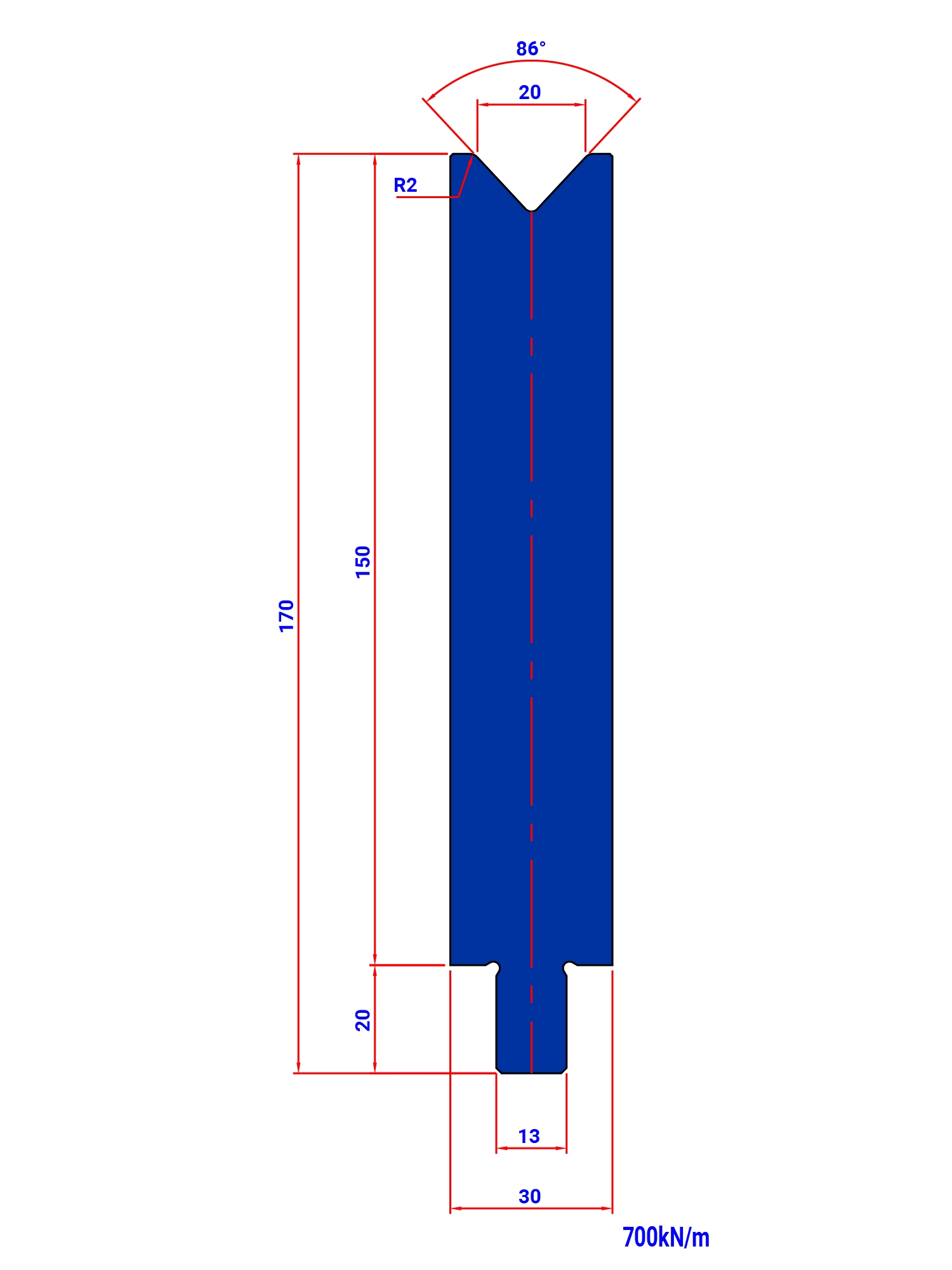 T20H 86° H 150