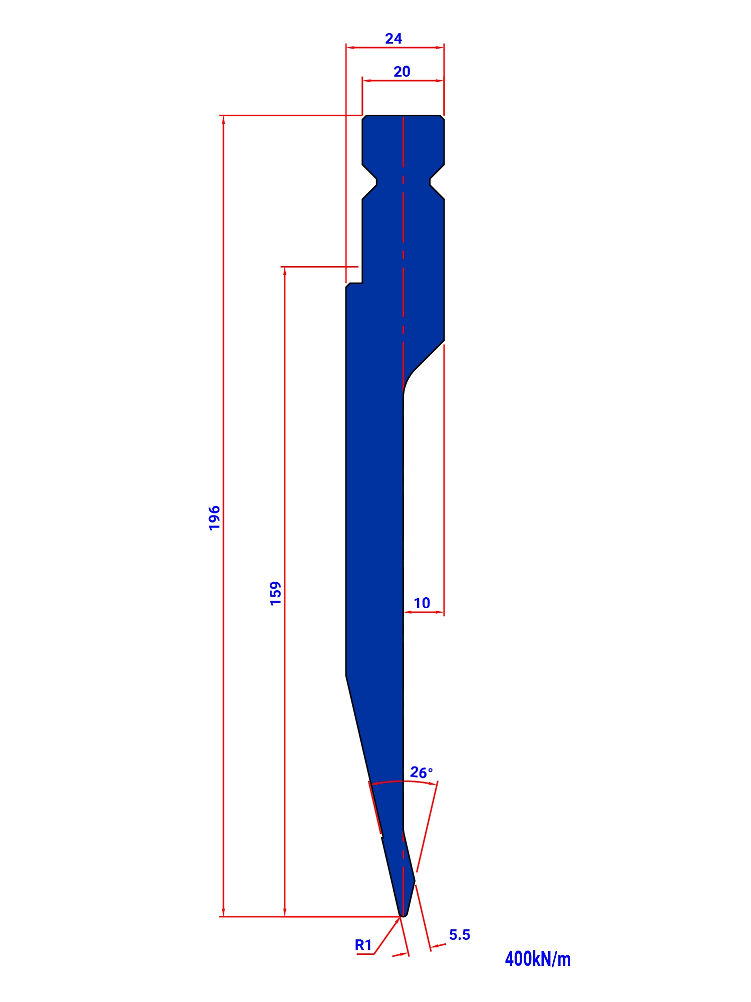 LPJ10W 26° R 1