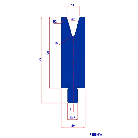 LM16 30° H 90