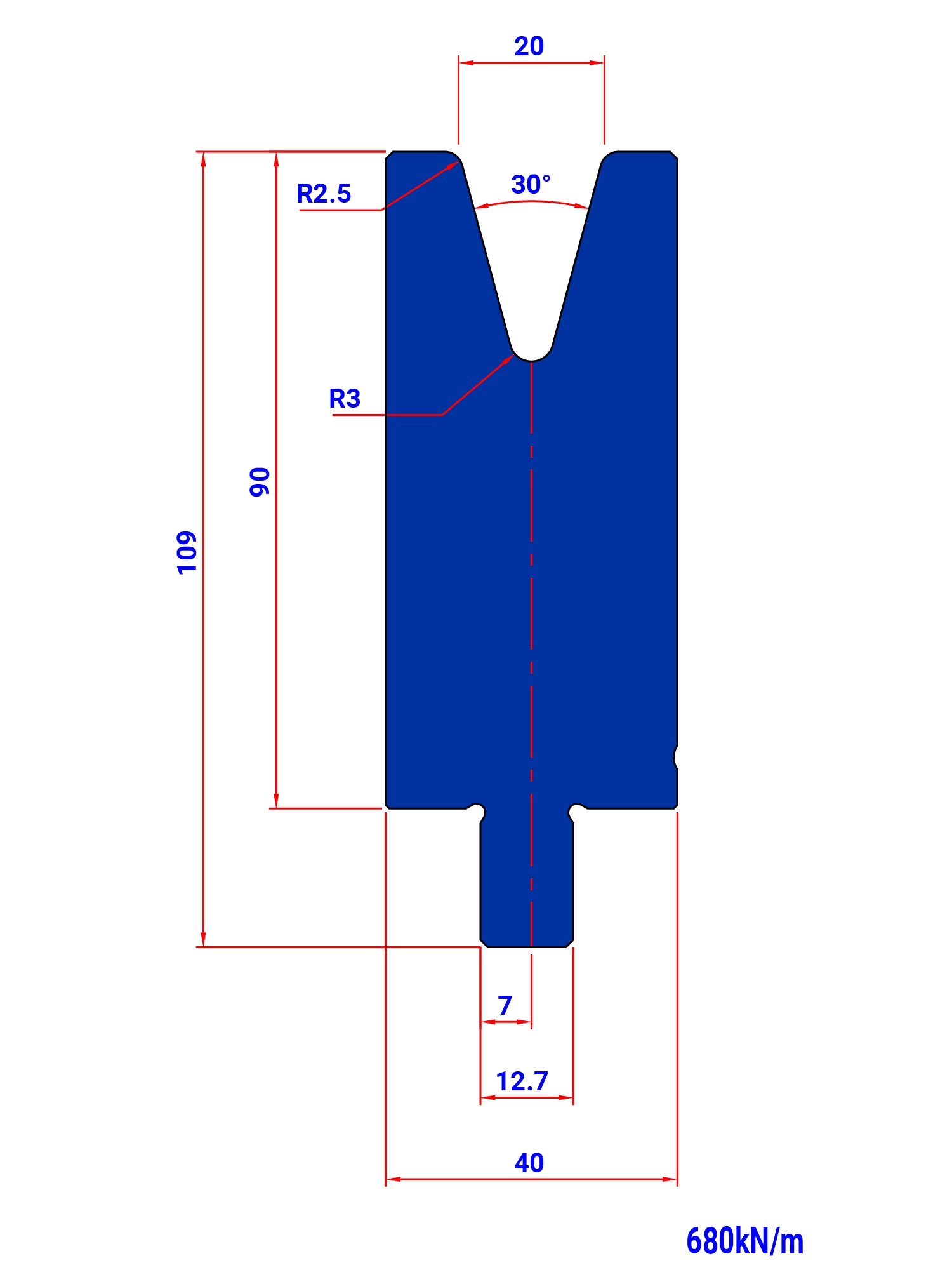 LM20 30° H 90