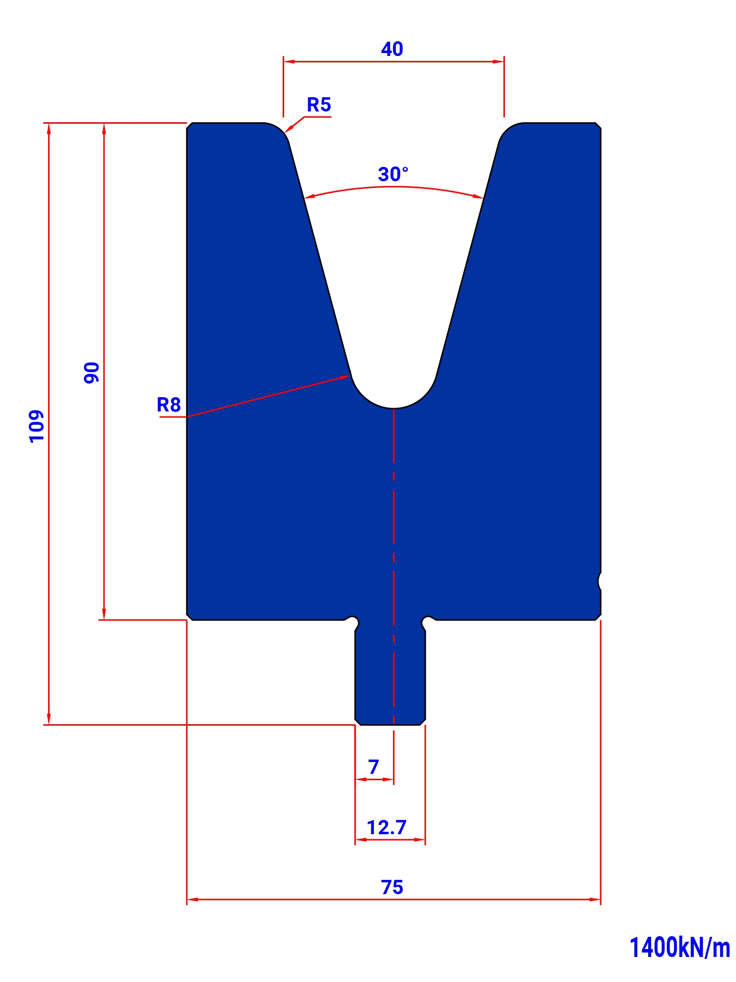 LM40 30° H 90