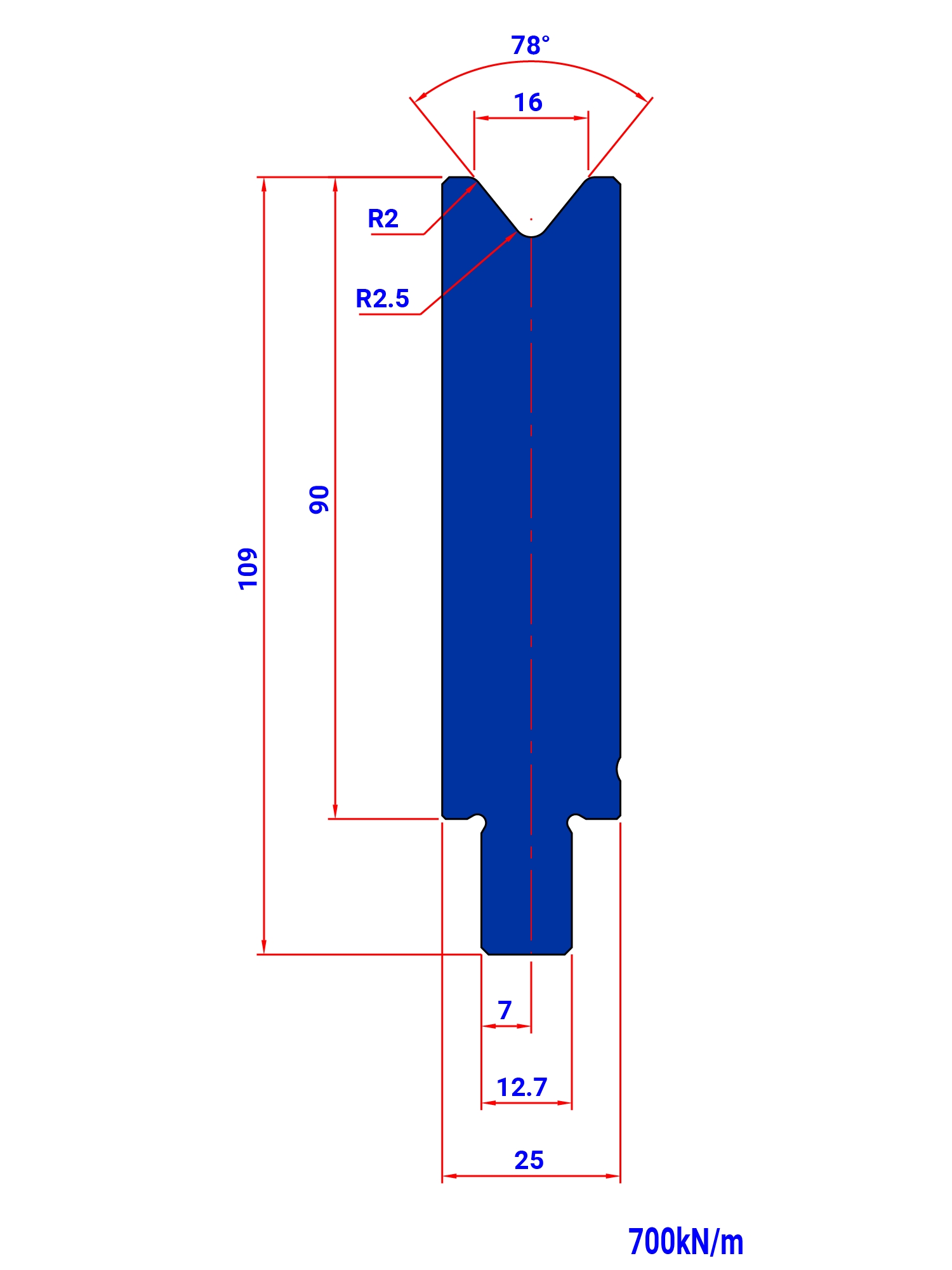 LM16 78° H 90