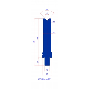 M10 85° H100