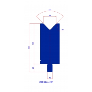 M32 88° H100